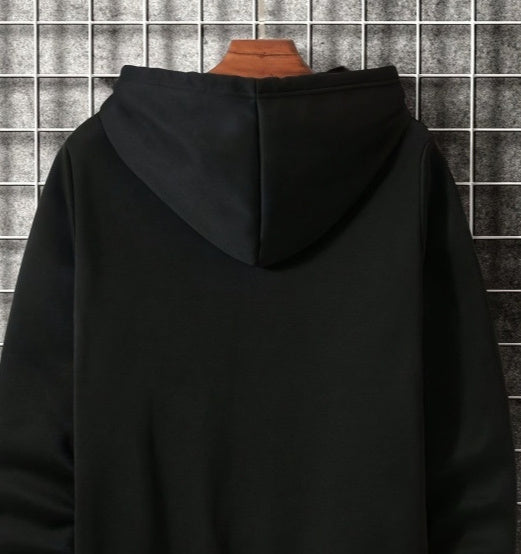 Casual Geometric Pattern Hoodie