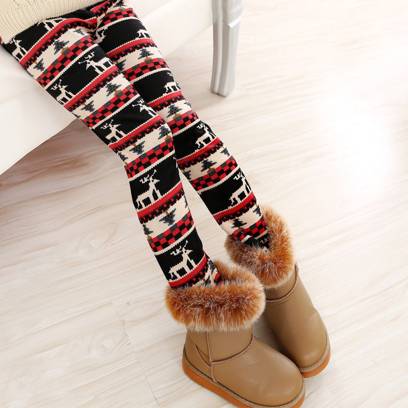 Girls' Patterned Trousers