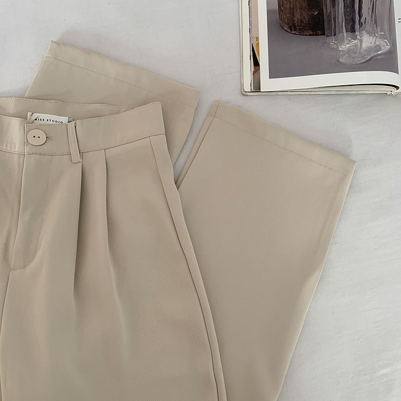 Thick Straight Trousers