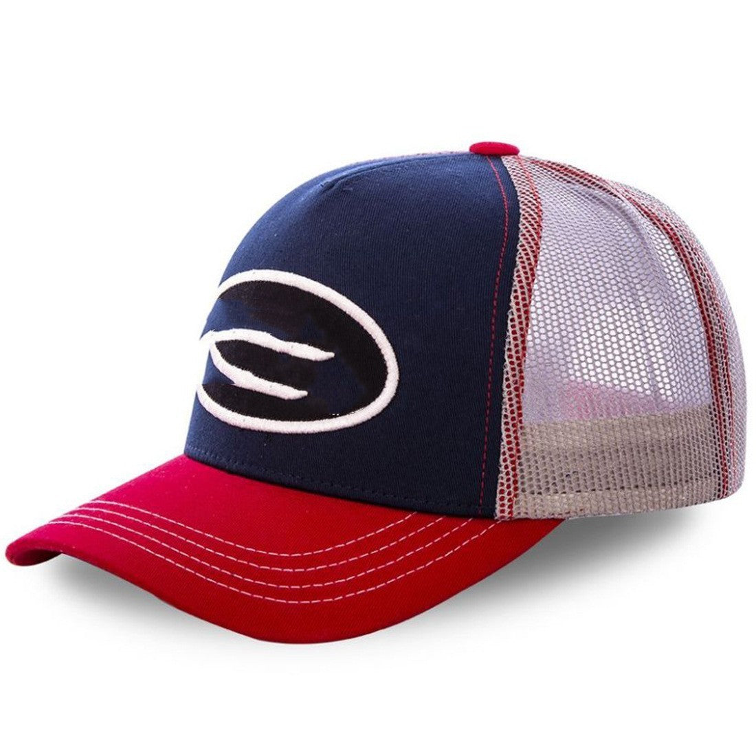 Embroidered Cotton Mesh Hat