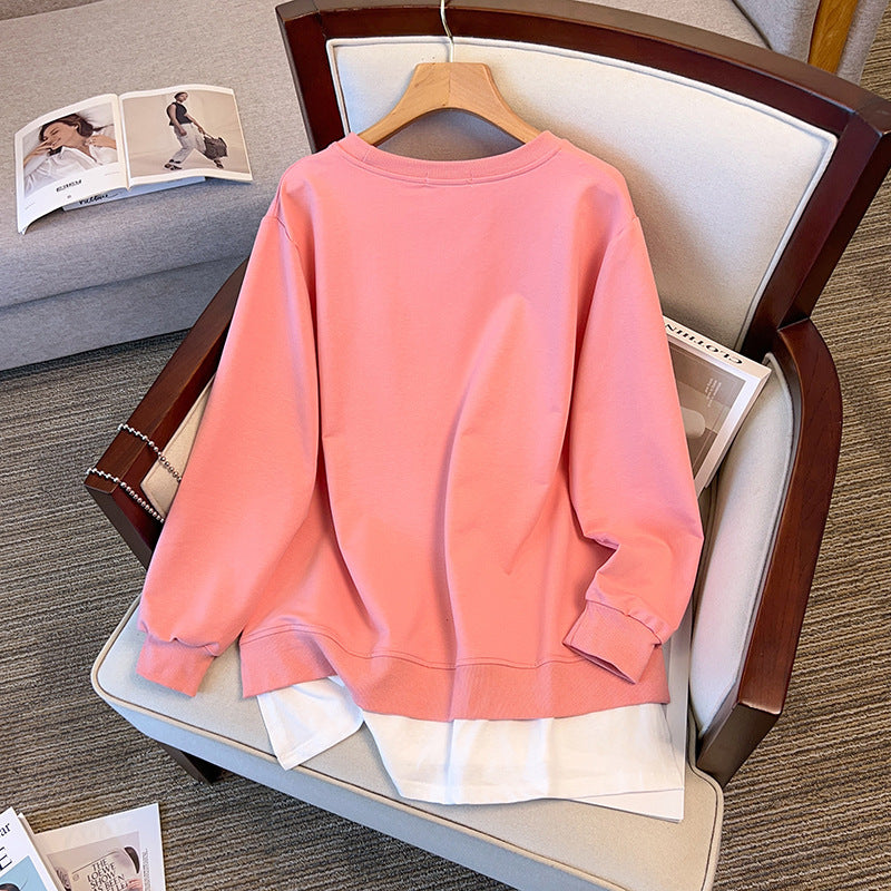 Plus-sized Large Loose Autumn Sweater