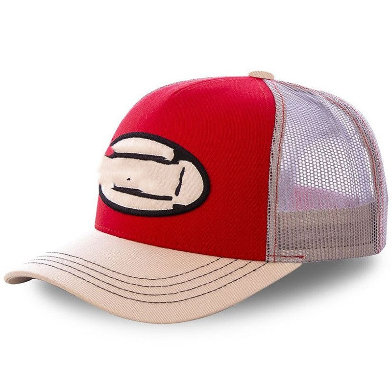 Embroidered Cotton Mesh Hat