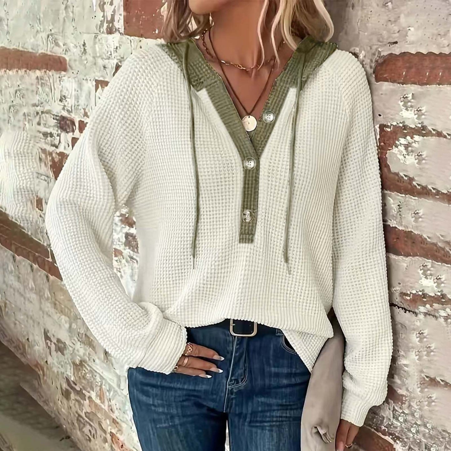 Women's Solid Color Sweatshirt