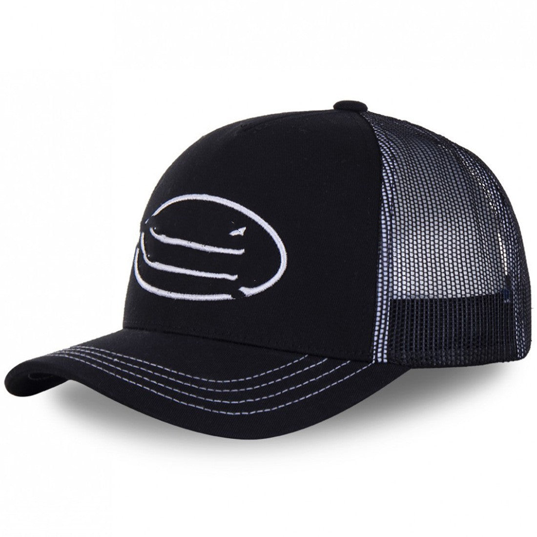Embroidered Cotton Mesh Hat