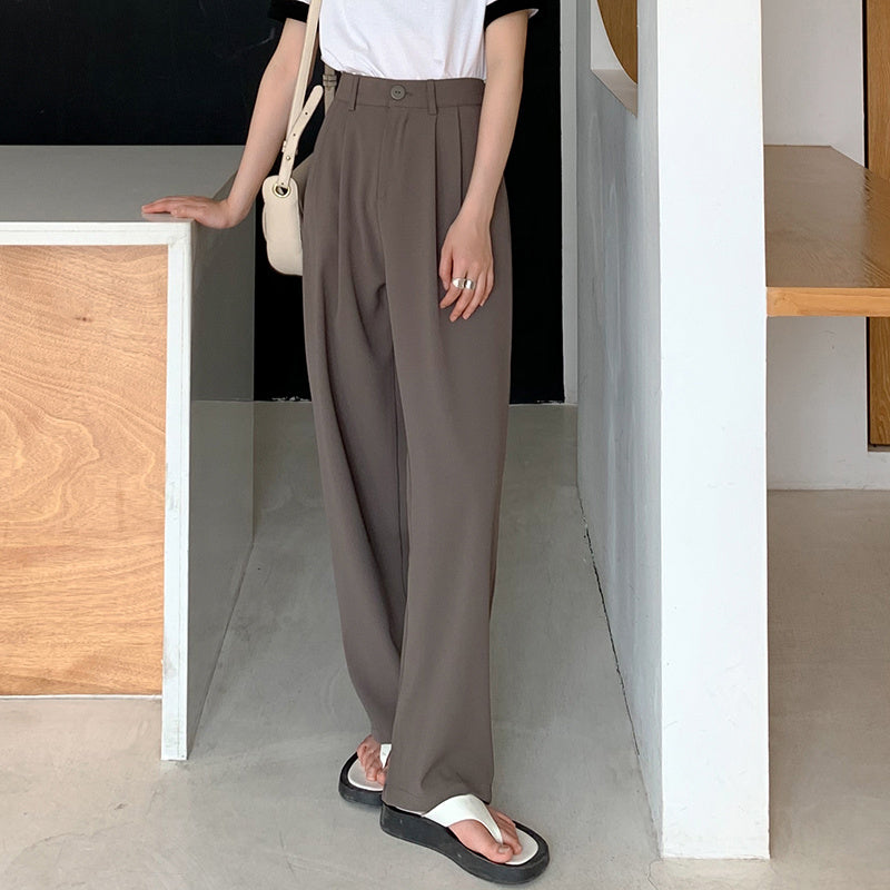 Thick Straight Trousers