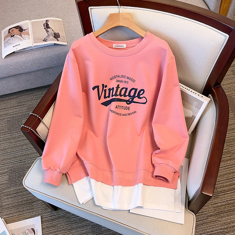 Plus-sized Large Loose Autumn Sweater