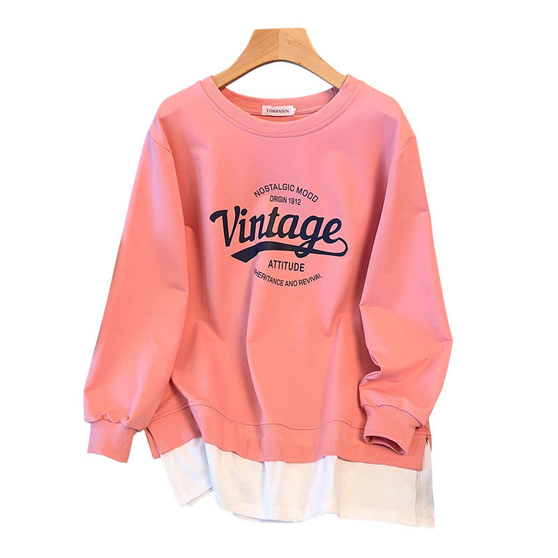 Plus-sized Large Loose Autumn Sweater