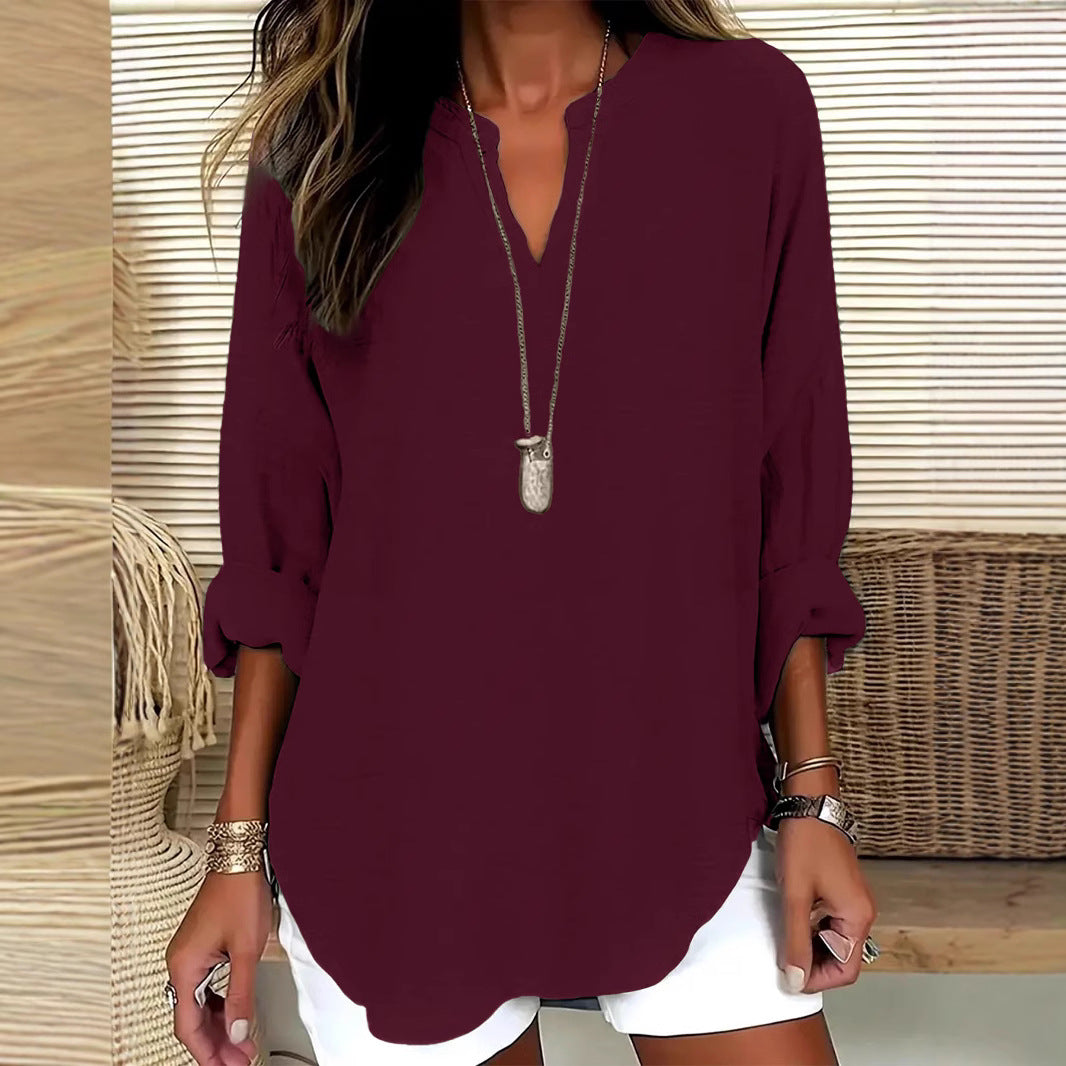 Women's V-neck T-shirt